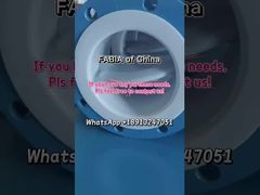 वायवीय तितली वाल्व फ्लोरिन अस्तरित तितली वाल्व एक्ट्यूएटर FABIA