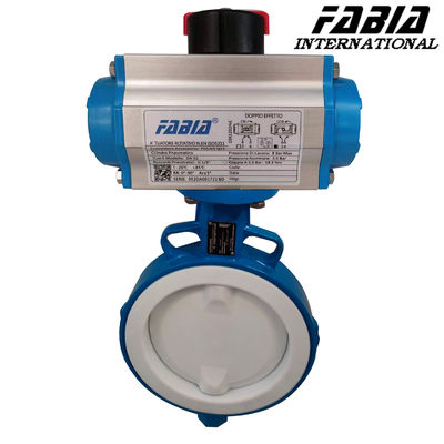 Pn 16 रासायनिक प्रसंस्करण के लिए PTFE-Lined Butterfly Valve संक्षारण प्रतिरोध